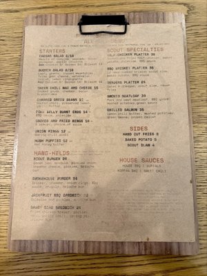 Menu photo 1 Scout Bar & Grill Springdale, UT Menu photo 1 Scout Bar & Grill Springdale, UT