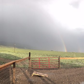 Comanche Creek Brewery - Beautiful rainbow after a afternoon shower - Breweries Near Me - Eagle Nest, New Mexico