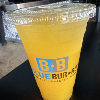 Blue Burro - Mango drink - Salad Near Me - Long Beach, California Blue Burro - Mango drink - Salad Near Me - Long Beach, California
