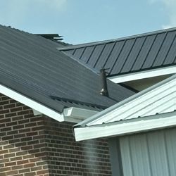 Honest Abe Roofing Indianapolis - From the back of house. Excuse the corner of the pole barn. Everything replaced excellent product