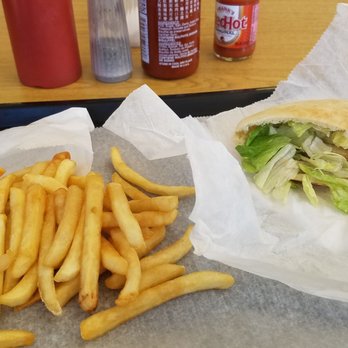 Famous Sandwiches - Grilled chicken pita and fries. - Sandwiches Near Me - Jacksonville, Florida Famous Sandwiches - Grilled chicken pita and fries. - Sandwiches Near Me - Jacksonville, Florida