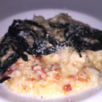 Tutto Bene - Wild Shrimp Risotto with crispy Kale on top - Italian Near Me - Bemidji, Minnesota Tutto Bene - Wild Shrimp Risotto with crispy Kale on top - Italian Near Me - Bemidji, Minnesota