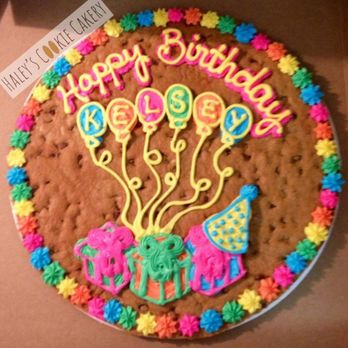 Haley's Cookie Cakery - Birthday balloon design is always a favorite! Good for birthday girls and boys of all ages! - Desserts Near Me - Austin, Texas Haley's Cookie Cakery - Birthday balloon design is always a favorite! Good for birthday girls and boys of all ages! - Desserts Near Me - Austin, Texas