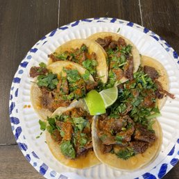 6 tacos de tripas 6 tacos de tripas
