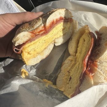 Three Star Bagels - Taylor Ham Egg & Cheese - Bagels Near Me - Teaneck, New Jersey