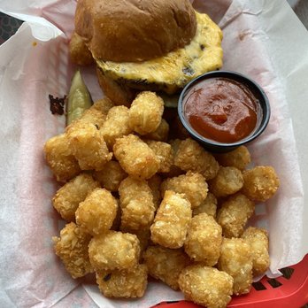 Rhein Haus - Sconnie Burger - from the Wally's Wisconsin Tavern - Bars Near Me - Denver, Colorado Rhein Haus - Sconnie Burger - from the Wally's Wisconsin Tavern - Bars Near Me - Denver, Colorado