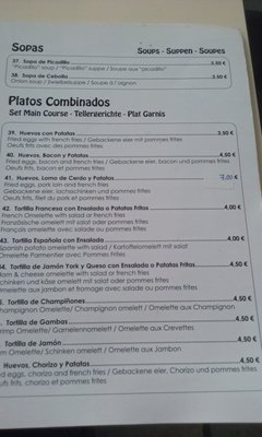 Menu photo 3 Ortiz Nerja, MA