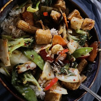 Sabai Thai Winchester - Kra POW with Veggies and Tofu - Thai Near Me - Winchester, Virginia