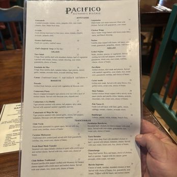 Pacifico Restaurante Mexicano - Menu - Mexican Near Me - Calistoga, California Pacifico Restaurante Mexicano - Menu - Mexican Near Me - Calistoga, California