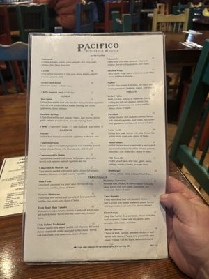 Menu photo 6 Pacifico Restaurante Mexicano Calistoga, CA Menu photo 6 Pacifico Restaurante Mexicano Calistoga, CA
