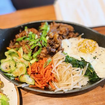 Lazy Dog Restaurant & Bar - Korean Ribeye Bibimbap - New American Near Me - Brea, California Lazy Dog Restaurant & Bar - Korean Ribeye Bibimbap - New American Near Me - Brea, California