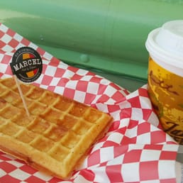 Ham and cheese savory. Free coffee with like and checkin.