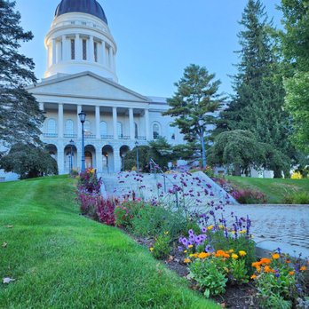 Maine State House - Front - Landmarks & Historical Buildings Near Me - Augusta, Maine
