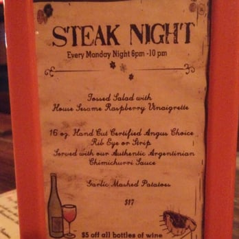 Under the Volcano - Mondays are steak night! - Latin American Near Me - Houston, Texas Under the Volcano - Mondays are steak night! - Latin American Near Me - Houston, Texas