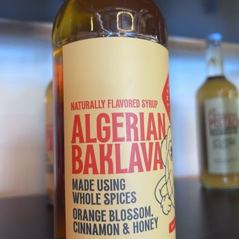 Haute Coffee - Interesting syrups- Algerian Baklava - Coffee & Tea Near Me - Elk Grove, California