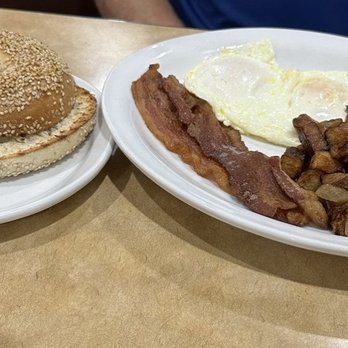 TooJay's - 2 eggs - potatoes - bacon- bagel - Delis Near Me - Stuart, Florida