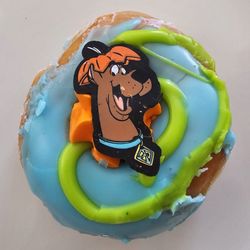 Krispy Kreme - Scooby-Doo cake batter buttercream donut - a bit too sweet for me