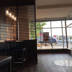Cafe Van Houtte - All the chairs that used to crowd inside are now on the patio.