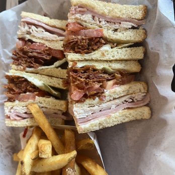 Jay's Delicatessen - Jay's Deli Club with French Fries - Delis Near Me - Greensboro, North Carolina