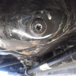 Service tech at SC Infiniti stripped my oil drain plug. Thanks