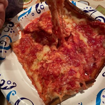 La Vita Pizzeria - a slice of pizza on a paper plate - Pizza Near Me - Mount Holly, New Jersey La Vita Pizzeria - a slice of pizza on a paper plate - Pizza Near Me - Mount Holly, New Jersey