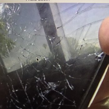 Mobile iPhone Screen Repair - Before - Mobile Phone Repair Near Me - Glendale, California
