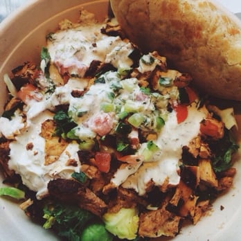 CAVA - Greens + grains bowl with a side pita! - Mediterranean Near Me - Washington Center Fairfax, Virginia CAVA - Greens + grains bowl with a side pita! - Mediterranean Near Me - Washington Center Fairfax, Virginia
