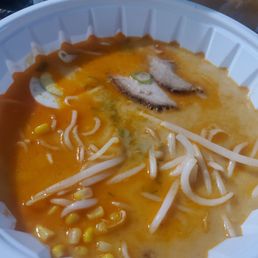 Spicy ramen no fish cake
