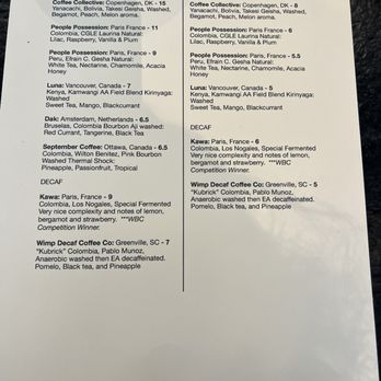 Coffee Coffee - Menu - Coffee & Tea Near Me - Greenville, South Carolina