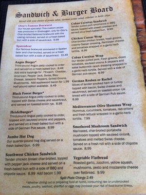 Menu photo 6 Otto's Beer & Brat Garden Minocqua, WI Menu photo 6 Otto's Beer & Brat Garden Minocqua, WI