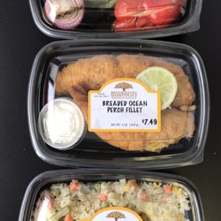 Brookhaven Market - All three for $19.80 w tax, that's 2 lunches w big portions of fish, rice and veggies! Feb 2017.