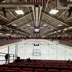 Bright Hockey Center - The championship banners speak volumes about the history of Harvard Hockey.