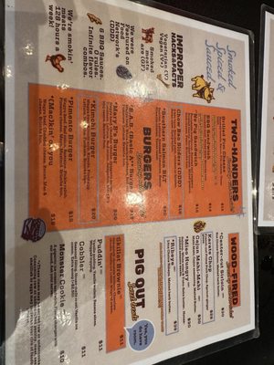 Menu photo 1 The Improper Pig Charlotte, NC Menu photo 1 The Improper Pig Charlotte, NC