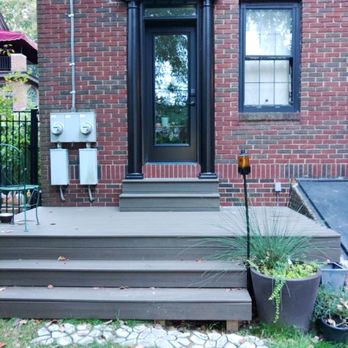 Wilson Precision Window and Door - Window replaced with custom entry door, surround and deck - Windows Installation Near Me - Harrison City, Pennsylvania Wilson Precision Window and Door - Window replaced with custom entry door, surround and deck - Windows Installation Near Me - Harrison City, Pennsylvania