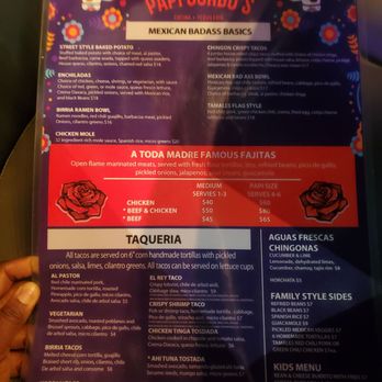 Papi Gordo's - Menu - Mexican Near Me - Phoenix, Arizona