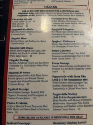 Menu photo 2 C&O Cucina Marina Del Rey, CA