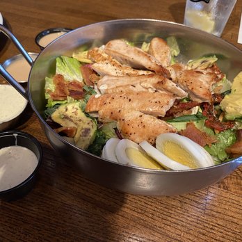 The Common Table - Fried Chicken Cobb with grilled chicken - Breakfast & Brunch Near Me - Frisco, Texas The Common Table - Fried Chicken Cobb with grilled chicken - Breakfast & Brunch Near Me - Frisco, Texas