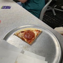 Gluten free pepperoni pizza (mostly eaten, because it was yummy!)