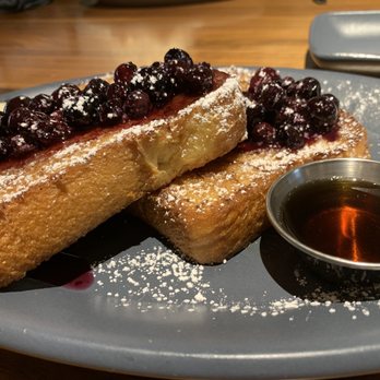 The Henry - Cinnamon Sugar French Toast with blueberry compote - Coffee & Tea Near Me - Coronado, California