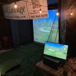 The Golf Lounge - Top of the line TruGolf simulator for all events available at your convenience