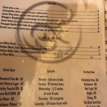 Bua Thai Cuisine - Half priced sake is a lie on Wednesday - Thai Near Me - Durham, North Carolina