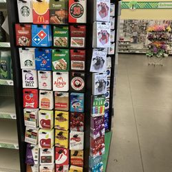Dollar Tree - Gift cards rack