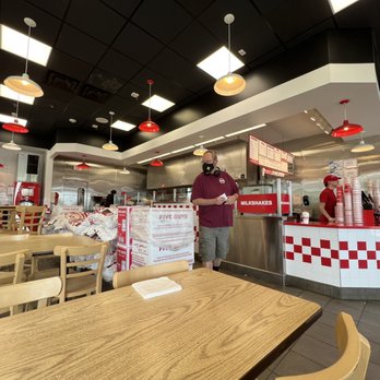 Five Guys - View of inside - Burgers Near Me - Pittsfield, Michigan Five Guys - View of inside - Burgers Near Me - Pittsfield, Michigan