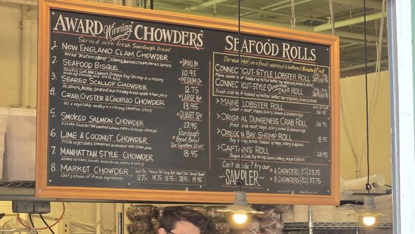 Menu photo 1 Pike Place Chowder Seattle, WA
