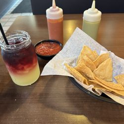 Dulce Margaritas - Sangrita with Chips and Salsa