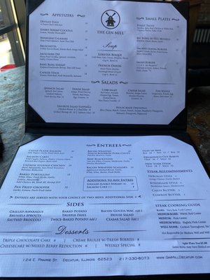 Menu photo 6 The Gin Mill Decatur, IL