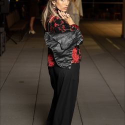 Hair by Adam, make up by Sherry Portland Fashion Week 2025, photo by Tim Ward. Have hair questions? Text 1866-601-0623