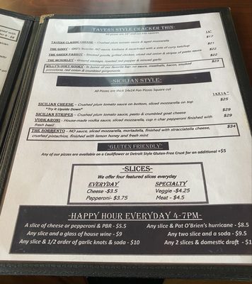 Menu photo 6 The Nona Slice House Safety Harbor, FL