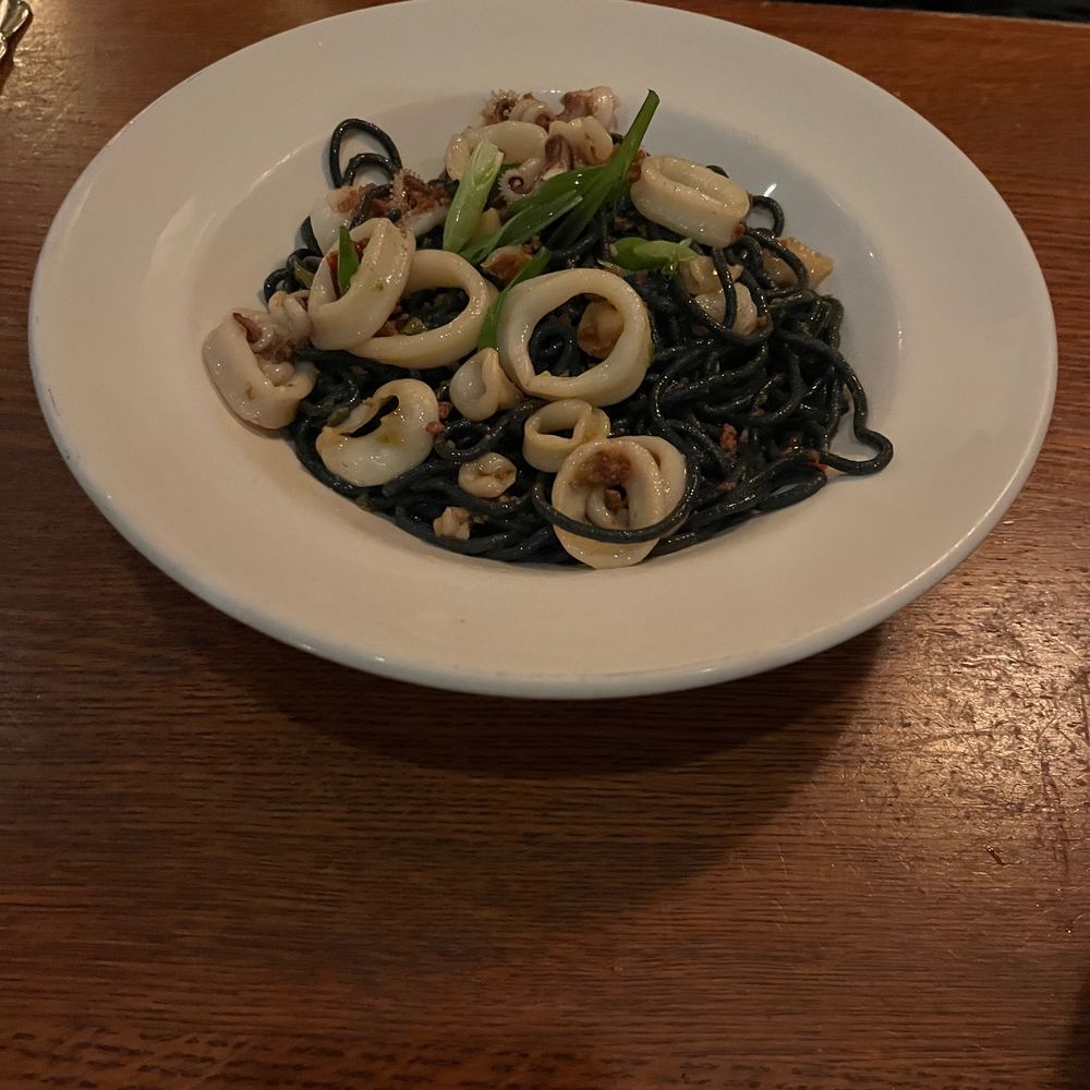 Gola Osteria - black spaghetti - Italian Near Me - Ithaca, New York