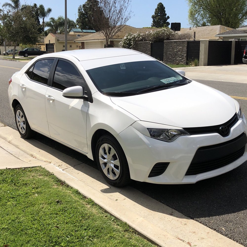 Lucent Graphic Solutions - White windshield strip. - Graphic Design Near Me - Costa Mesa, California